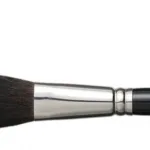 Hakuhodo G020N  Blush Brush Round & Flat (Blue squirrel/synthe)